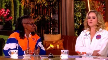 G-III 4Her by Carl Banks Oversized Full-Zip Jacket worn by Whoopi Goldberg as seen in The View on  June 15, 2026