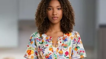 Jessica Whitley Sweet Magnolias S05 Printed Dress as seen in Sweet Magnolias (S05)