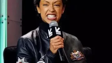 SXSW 2026 Liza Koshy Leather Jacket worn by (Liza Koshy) as seen in SXSW Comedy