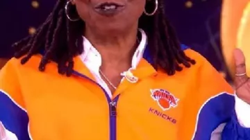 The View 2026 Whoopi Goldberg NY Knicks Colorblock Jacket