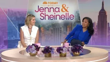 Veronica Beard Townes Eyelet Vest worn by Jenna Bush Hager as seen in Today with Jenna & Sheinelle on  June 16, 2026