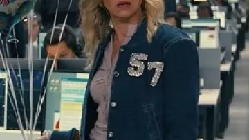 Embellished Denim Jacket worn by (Aj Pascarelli) in Not Suitable for Work (S01)