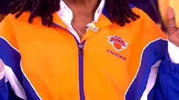 New York Knicks Jacket worn by Whoopi Goldberg in The View 2026