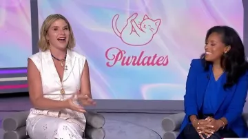 Baublebar Sun Drift Semi-Precious Pendant Necklace worn by Jenna Bush Hager as seen in Today on June 16, 2026