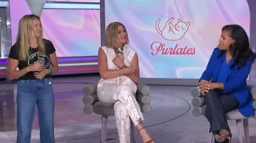 Cinq a Sept Pia Denim Pants worn by Sheinelle Jones as seen in Today with Jenna & Sheinelle on June 16, 2026