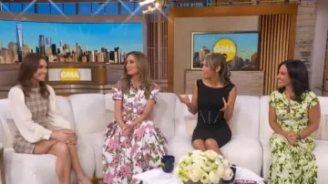 Karen Millen Zip Detail Sleeveless Dress worn by Ginger Zee as seen in Good Morning America on  June 14, 2026