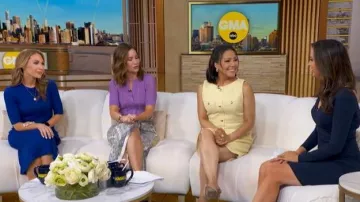 Maje Short Tweed Dress worn by Stephanie Ramos as seen in Good Morning America on June 15, 2026