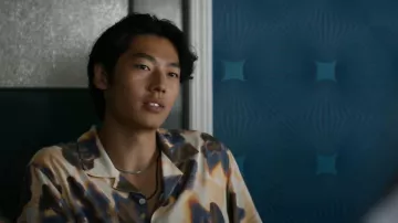 Wax London Blur Floral Didcot Shirt worn by Jordie (Joseph Chiu) as seen in Every Year After (S01E01)