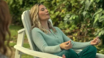 Dôen Danae Rib-Knit Cashmere Cardigan worn by Sue Florek (Elisha Cuthbert) as seen in Every Year After (S01E01)