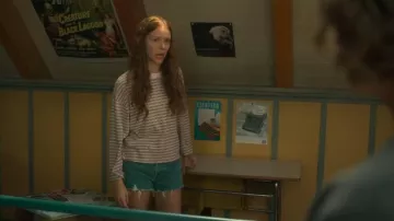 H&M Long-Sleeved Cotton Jersey Top worn by Young Percy Fraser (Juliette Hawk) as seen in Every Year After (S01E01)