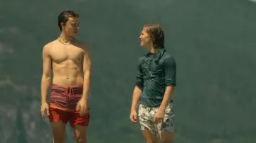 L.L. Bean Swift River Cooling Rash Guard worn by Young Sam Florek (Blue Clarke) as seen in Every Year After (S01E01)