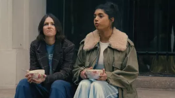 3.1 Phillip Lim Utility Jacket worn by Abhinaya 'Abby' Chilukuri (Avantika Vandanapu) as seen in Not Suitable for Work (S01E07)