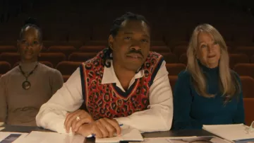 Adidas Originals + Wales Bonner Jacquard Knit Vest worn by Jay Ellis as seen in Not Suitable for Work (S01E07)