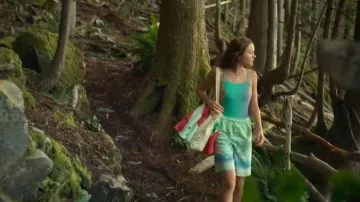 Carters Boys Shark Print Swim Trunks worn by Young Percy Fraser (Juliette Hawk) as seen in Every Year After (S01E01)