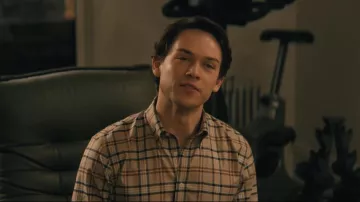 Brooks Brothers Regular Fit Plaid Non Iron Twill Button Down Shirt worn by Josh Teitelbaum (Jack Martin) as seen in Not Suitable for Work (S01E07)