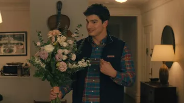 Polo Ralph Lauren Classic Fit Plaid Button Down Oxford Shirt worn by Davis Beau Bradley Barrett III (Will Angus) as seen in Not Suitable for Work (S01E07)