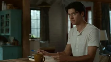 Joe's Milo Short Sleeve Henley worn by Sam Florek (Matt Cornett) as seen in Every Year After (S01E01)