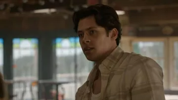 Fjallraven Övik Lite Flannel Shirt worn by Sam Florek (Matt Cornett) as seen in Every Year After (S01E01)