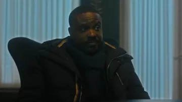 Paul Smith Water Repellent Down Jacket worn by Shaad (Jason Weaver) as seen in The Chi (S08E03)