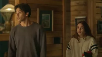 Old Navy Heavyweight Football-Style T-Shirt worn by Percy Fraser (Sadie Soverall) as seen in Every Year After (S01E03)
