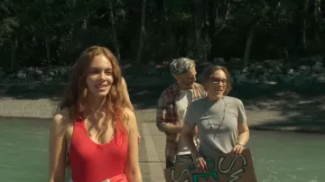 Andie The Tulum Long Torso One-Piece Swimsuit worn by Percy Fraser (Sadie Soverall) as seen in Every Year After (S01E04)