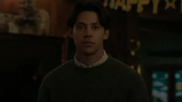 Zara Man Cable Knit Sweater worn by Sam Florek (Matt Cornett) as seen in Every Year After (S01E05)