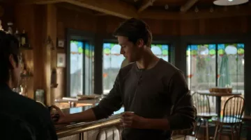 Faherty Long-Sleeve Waffle Henley  worn by Sam Florek (Matt Cornett) as seen in Every Year After (S01E05)
