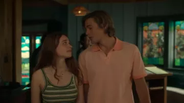 Rihoas Blue Beads Necklace worn by Percy Fraser (Sadie Soverall) as seen in Every Year After (S01E05)