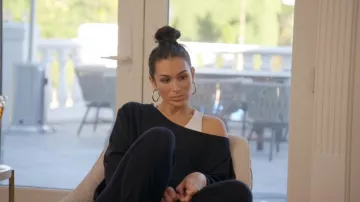 Jennifer Fisher 2" Samira Hoops worn by Ashley Iaconetti as seen in The Real Housewives of Rhode Island (S01E12)