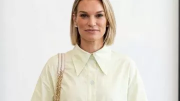 In the City S01 Lindsay Hubbard Green Blouse (Lindsay Hubbard Truax) as seen in In the City (S01)