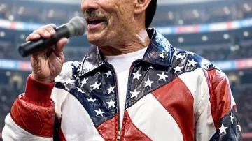 Chaqueta Lee Greenwood con la bandera estadounidense