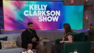 Rixo Beyhea polka-dot Ruffled Maxi Dress worn by Kelly Clarkson as seen in The Kelly Clarkson Show on June 16, 2026
