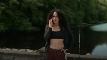 Salomon Bonatti Waterproof Jacket worn by Chantal (Aurora Perrineau) as seen in Every Year After (S01E06)