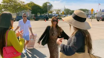 Chanel Cowhide Classic Quilted Bag worn by Rosie DiMare as seen in The Real Housewives of Rhode Island (S01E12)
