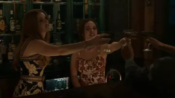 Sandro Floral-print Jacquard Maxi Dress worn by Percy Fraser (Sadie Soverall) as seen in Every Year After (S01E08)