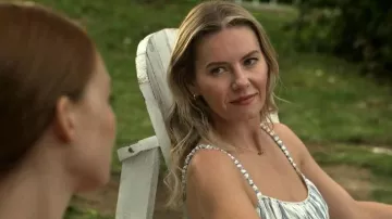 Sandro Maxi Dress worn by Sue Florek (Elisha Cuthbert) as seen in Every Year After (S01E08)