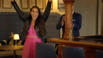 PatBO Fashionpass Plunge Mesh Beach Dress (Rosie DiMare) in The Real Housewives of Rhode Island (S01E12)