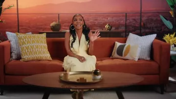 Hello Molly Trixie Halter Maxi Dress Yellow worn by Jasmine Goode as seen in The Valley (S03E10)