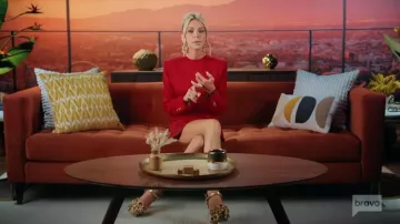 Azalea Wang Annie Baby Pink Platform Sandal worn by Lacy Nicole as seen in The Valley (S03E11)