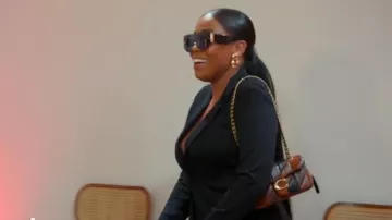 Coach Leather Shoulder Bag worn by Jasmine Goode as seen in The Valley (S03E11)