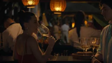 Maje Knit Maxi Dress worn by Sofia (Ada Molina) as seen in Oasis Resort (S01E01)