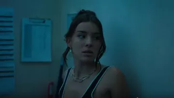 & Other Stories Gold Beaded Layered Necklace worn by Sofia (Ada Molina) as seen in Oasis Resort (S01E03)