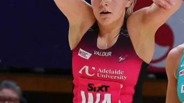 Georgie Horjus Super Netball Major Semi Final Dress