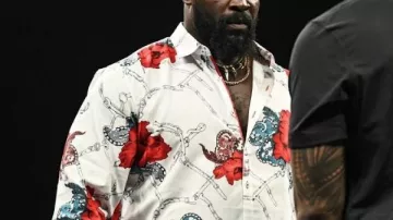 Monday Night RAW 2026 Oba Femi Floral Shirt