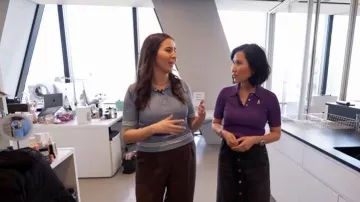 Jupe en jean Anouk de Citizens of Humanity portée par Vicky Nguyen telle que vue dans Today le 19 juin 2026