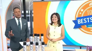 French Connection Azra Sleeveless Twill Mini Shirtdress worn by Adrianna Barrionuevo Brach as seen in Today on June 23, 2026