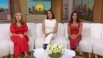 Milly Nette Bouclé Shell Top worn by Stephanie Ramos as seen in Good Morning America on  June 19, 2026