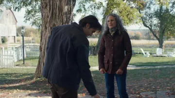 Barbour Beadnell Fleece Lined Quilted Jacket worn by Del Landry (Andie MacDowell) as seen in The Way Home (S04E08)