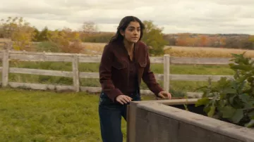 Zara Soft Zip Jacket worn by Alice Dhawan (Sadie Laflamme-Snow) as seen in The Way Home (S04E08)