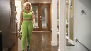 Marion 2Pc Sports Bra & Tik Tok Butt Lift Legging in Green worn by (Phaedra parks) as seen in The Real Housewives of Atlanta (S17E10)